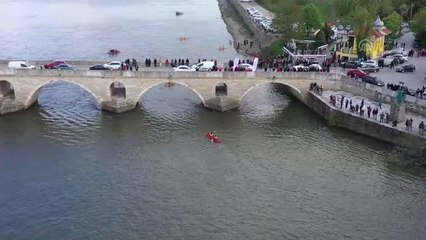 Meriç Nehrinde Kano Kayak Maratonu Yarışması