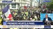 Gilets jaunes: tensions dans le cortège parisien (2/2)