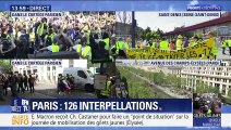 Gilets jaunes: tensions dans le cortège parisien (1/2)