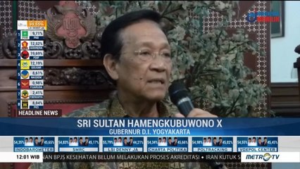 Sultan HB X Serukan Pesan Damai Pascapemilu 2019