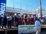Rugby - Finales AuRA à Bourgoin : remise du bouclier au RC Motterain B (champion de réserves régional)