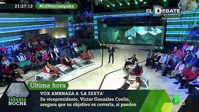 Eduardo Inda comenta las declaraciones del vicepresidente de Vox que asegura que su objetivo es cerrar La Sexta
