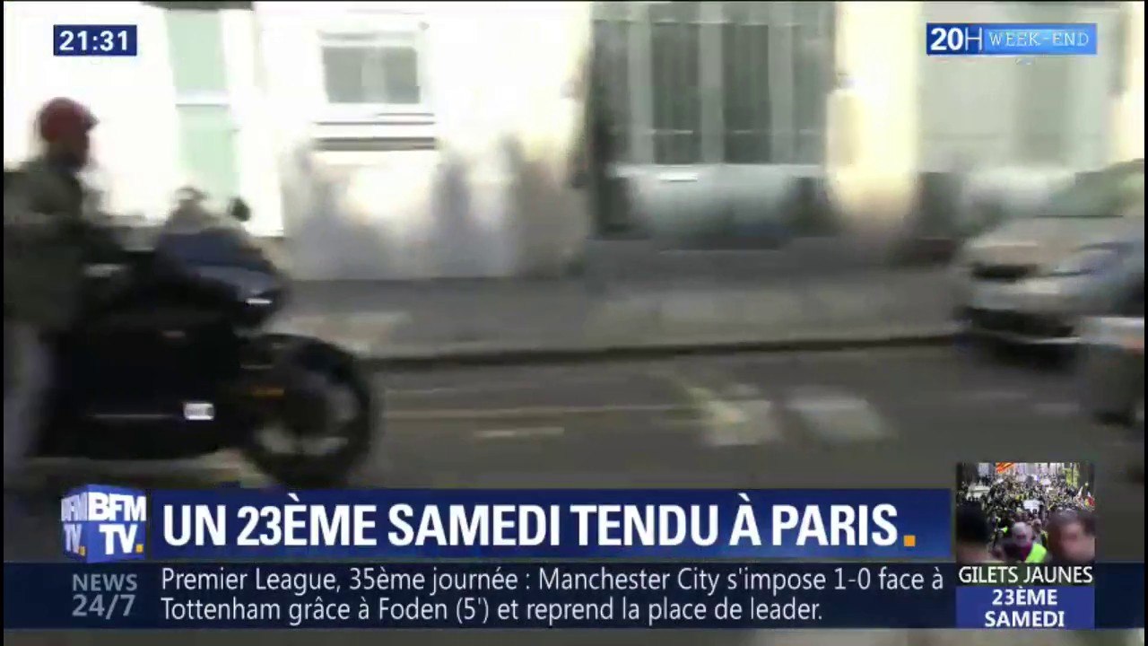 Gilets jaunes: un 23e samedi tendu à Paris