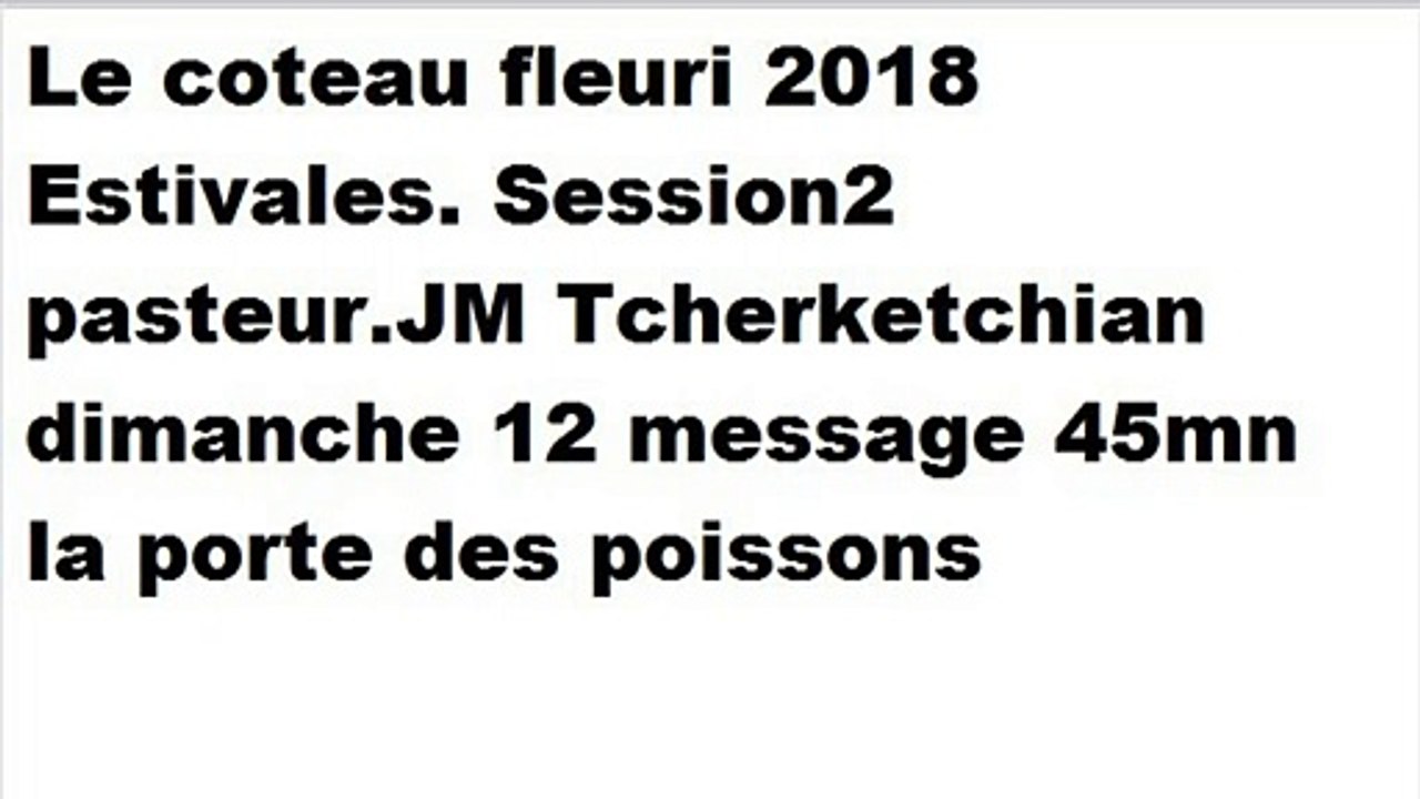 Session 2-la porte des poissons