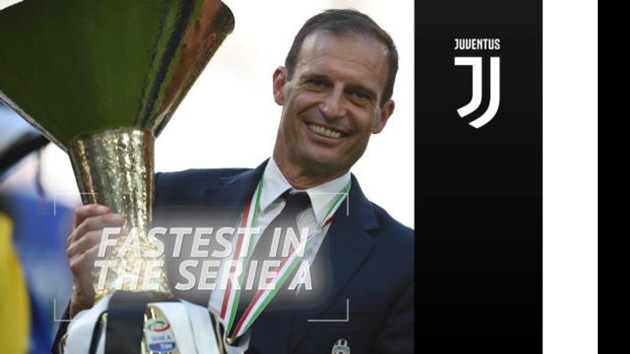 Juventus fastest Scudetto in Serie A