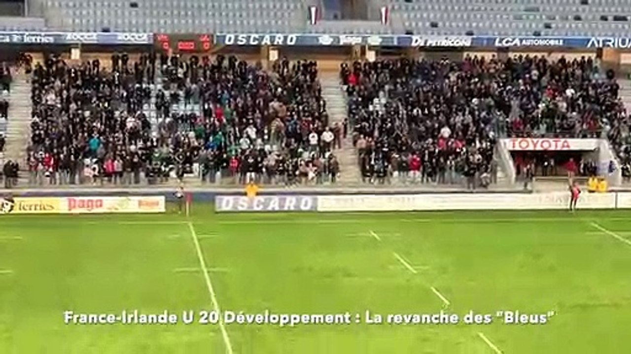 Rugby-U20 Développement : La France prend sa revanche sur l'Irlande (15-6)