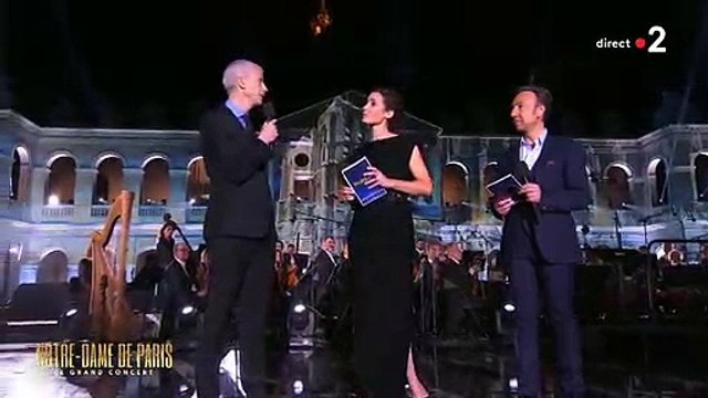 Le ministre de la Culture Franck Riester annonce sur France 2 que Notre-Dame de Paris est quasi sauvée malgré quelques points sensibles sur la voûte