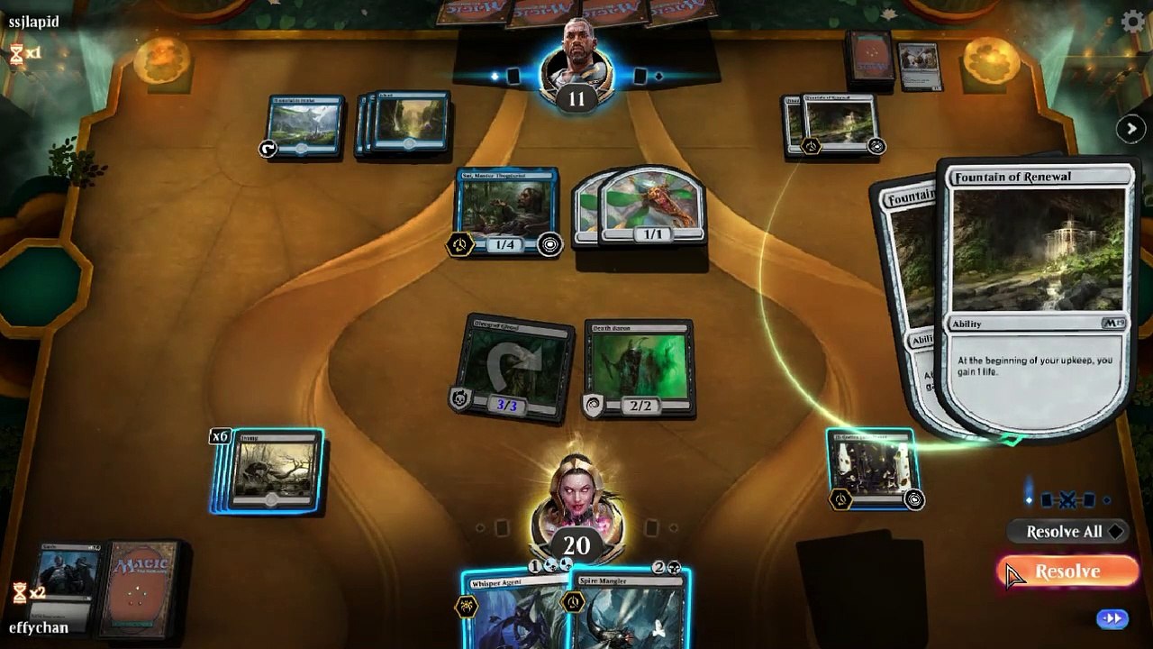 Mono Black vs Mono U Artifacts (Standard)