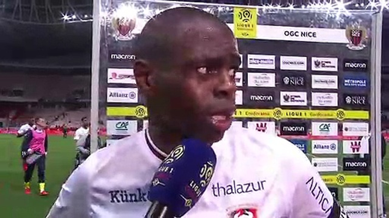 Réaction de Prince Oniangué après OGC Nice / SMCaen