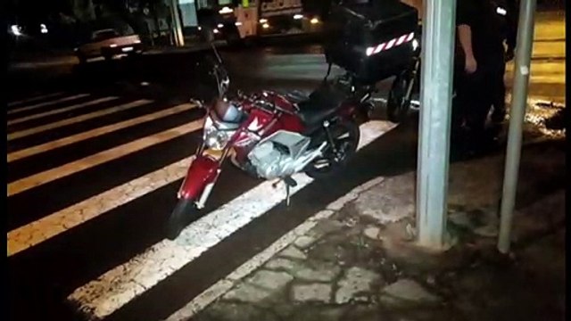 Homem fica ferido em colisão entre motos na região do Ciro Nardi