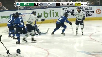 ECHL Florida Everblades 5 at Jacksonville Icemen 1