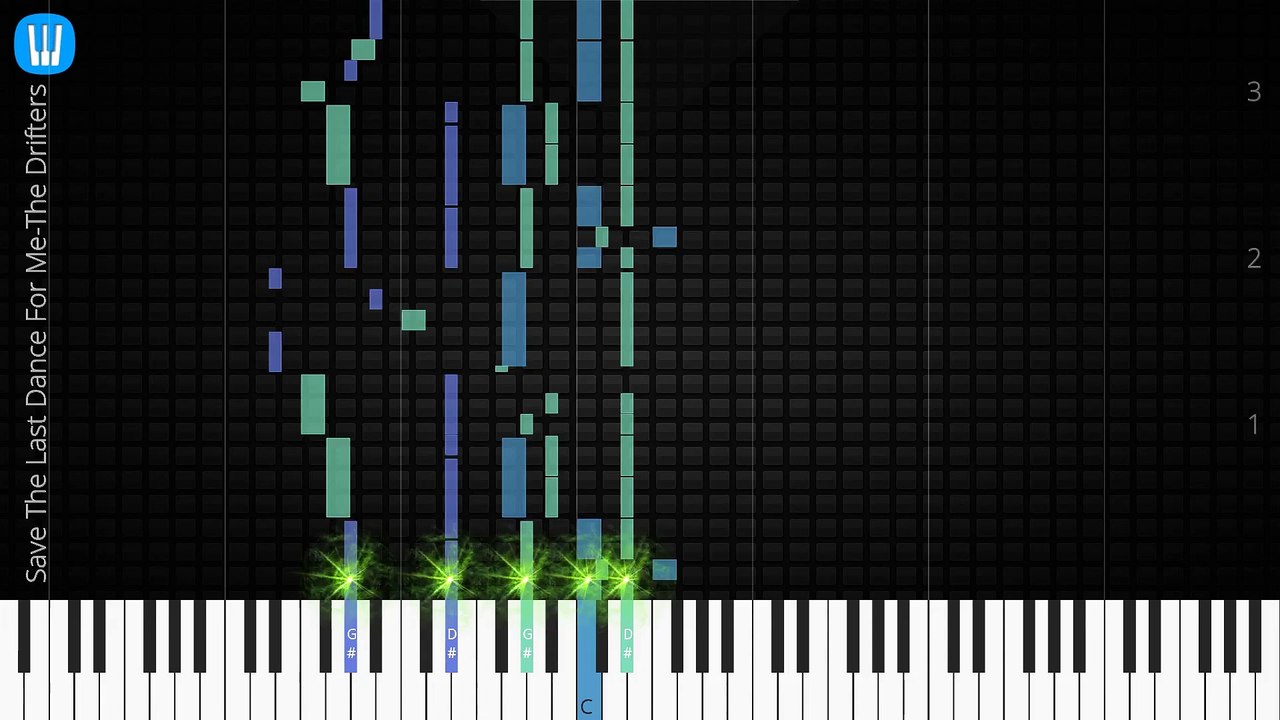  [Piano Solo]Save The Last Dance For Me, The Drifters-Synthesia Piano Tutorial