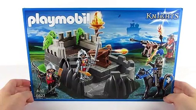 Playmobil Chevaliers français: Bastion (Château) des Chevaliers construction & Review | Gertie S. Bresa