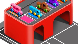 Learn Colors with Street Vehicles Toys Parking - Colors Videos Collection for Children