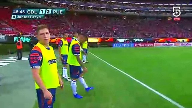 Matías Alustiza Goal - Guadalajara Chivas vs Puebla FC 1-3