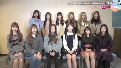 [ENG SUB] 181224 2018 Mnet Japan Awards - IZ*ONE