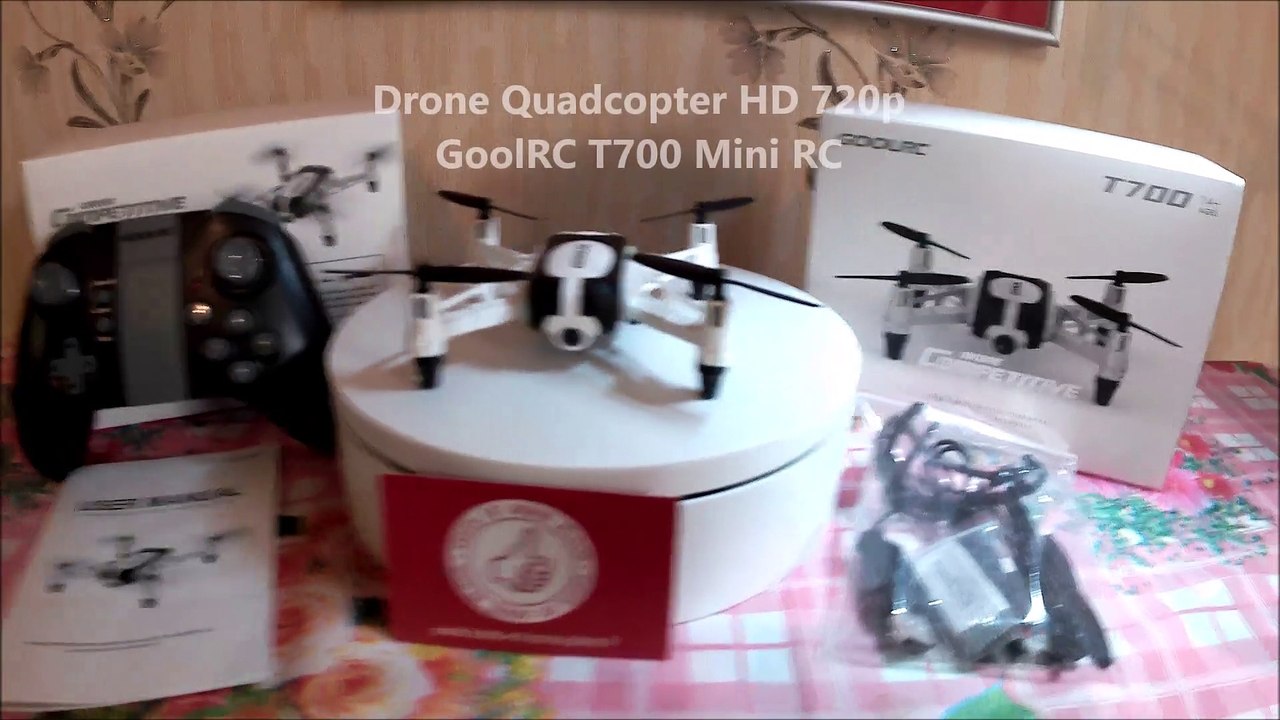 Drone Quadcopter HD 720p GoolRC T700 Mini RC