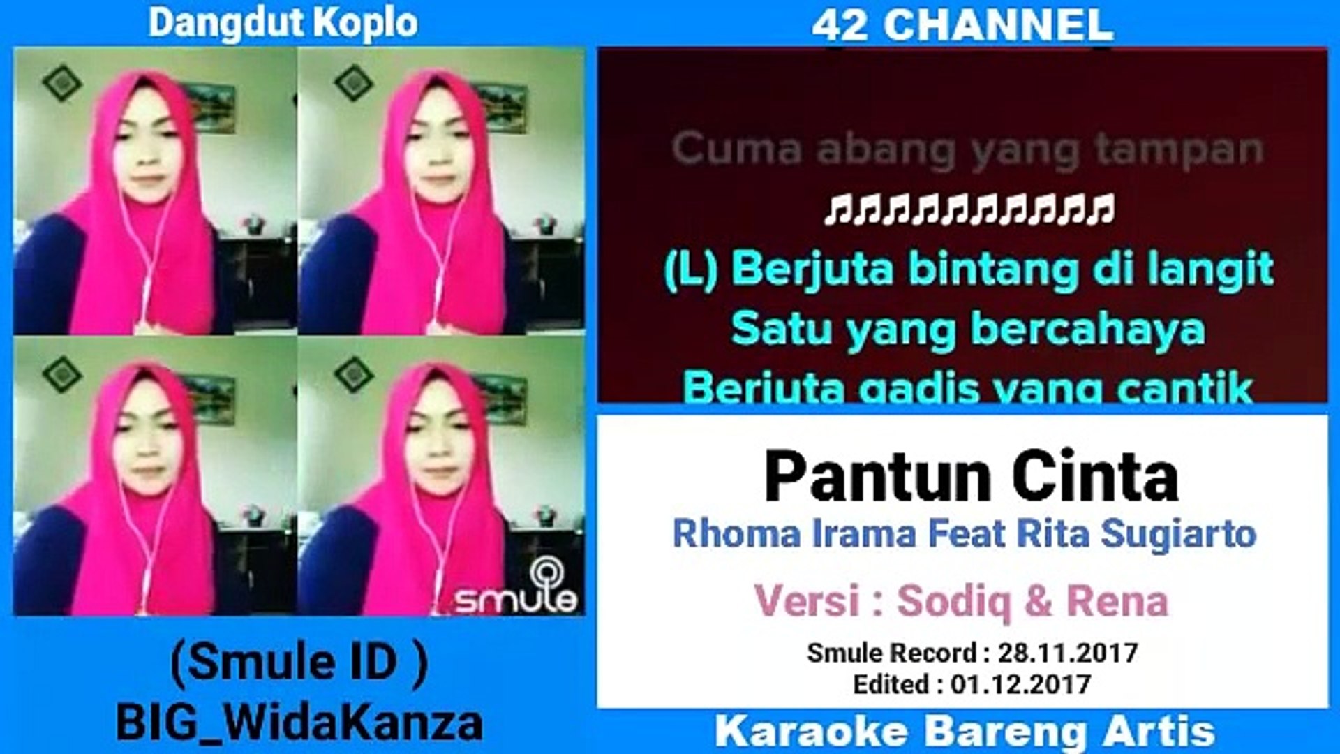 Pantun Cinta Karaoke Bareng Artis 1 Video Dailymotion