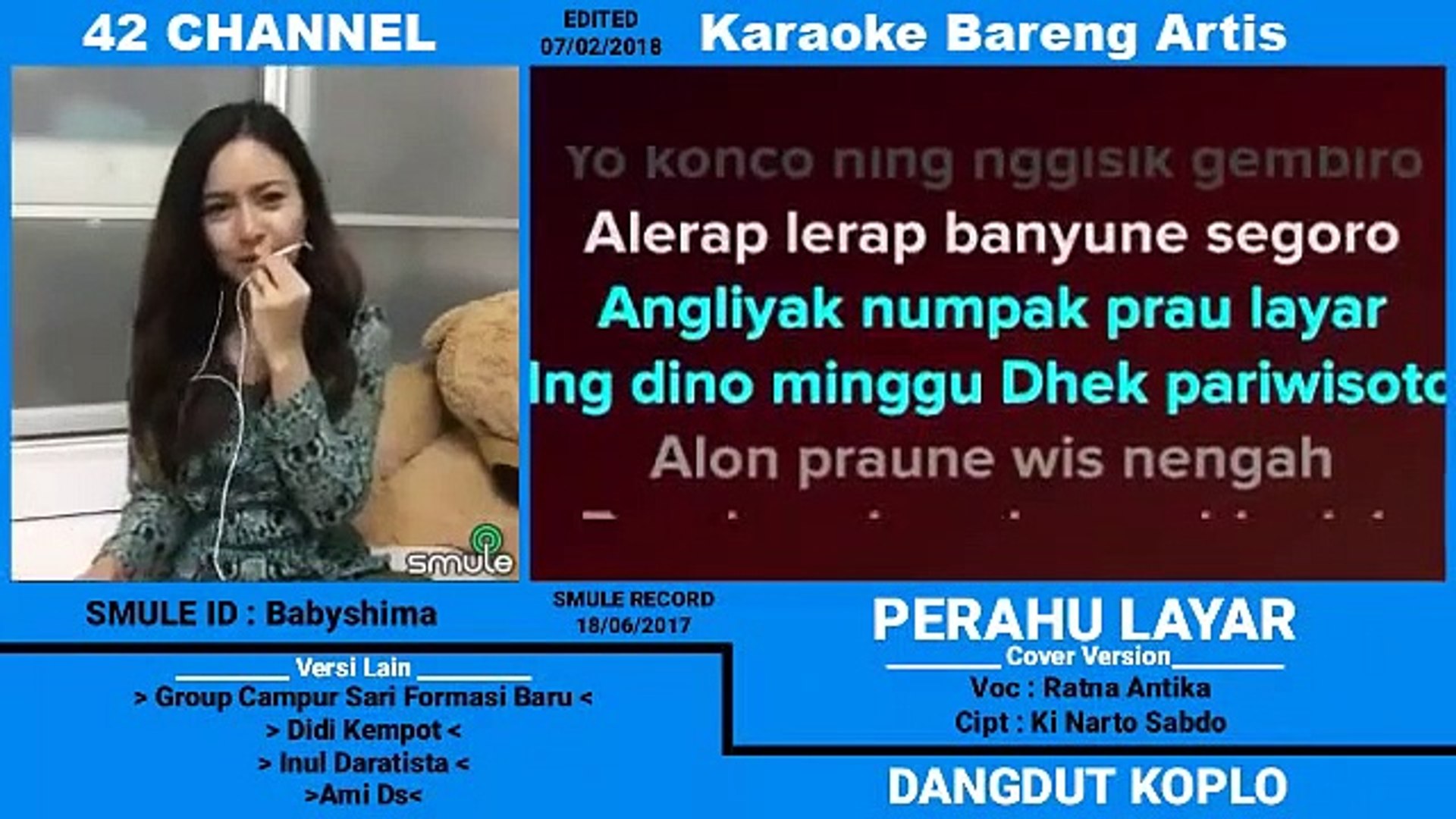 Perahu Layar Karaoke Bareng Artis Video Dailymotion Baca disini lirik dan maknanya. perahu layar karaoke bareng artis