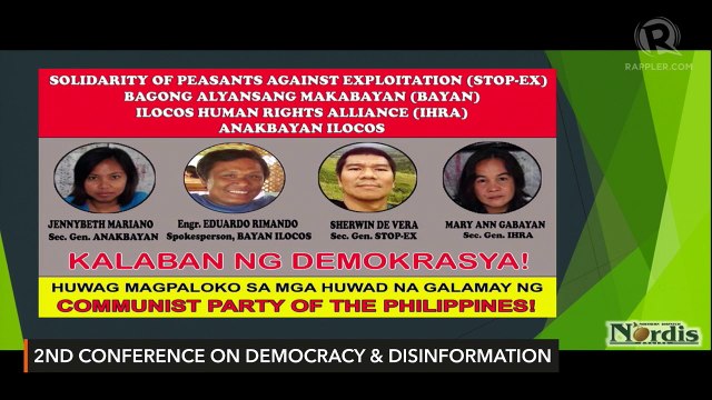 The Deepening Crisis of Disinformation: Sherwin de Vera on red-tagging