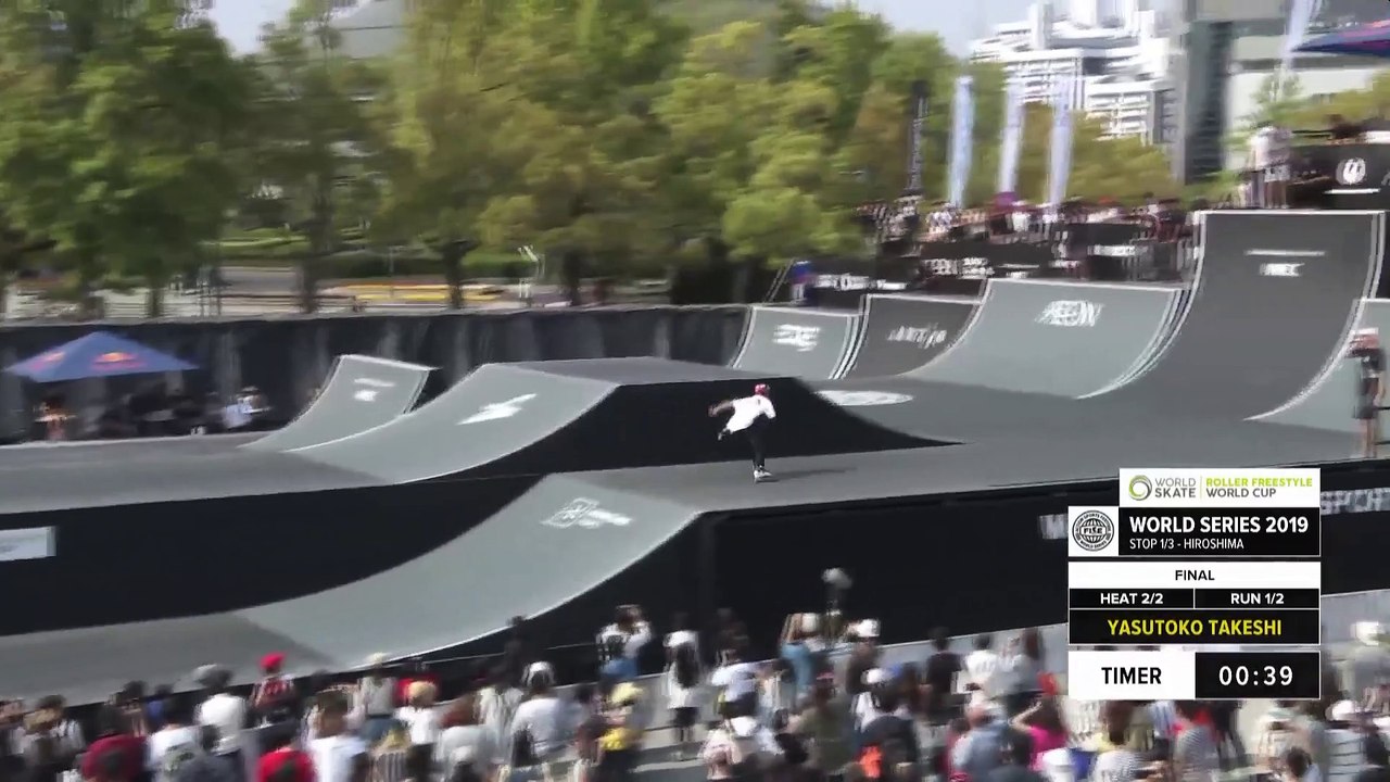 Yasutoko Takeshi | 2nd place - WS Roller Freestyle World Cup Final | FISE Hiroshima 2019