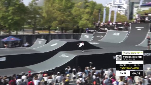 Yasutoko Takeshi | 2nd place - WS Roller Freestyle World Cup Final | FISE Hiroshima 2019
