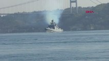 İstanbul- Rus Savaş Gemisi Boğaz'dan Geçti