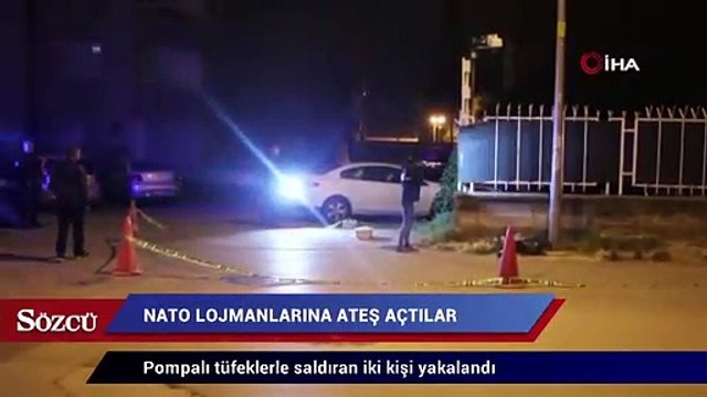 İzmir’de NATO lojmanlarına ateş açan 2 kişi yakalandı