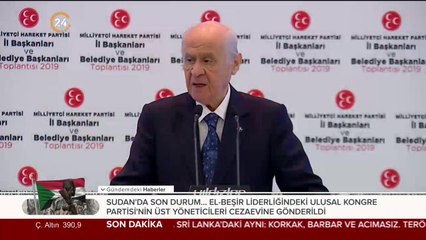 MHP Lideri Bahçeli konuşuyor