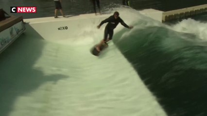 Isère : le surf sur un lac, une première en France