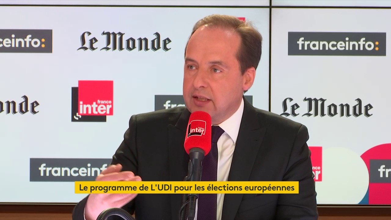 Jean-Christophe Lagarde, tête de liste UDI pour les élections européennes :