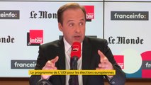 Jean-Christophe Lagarde, tête de liste UDI pour les élections européennes : 