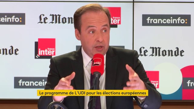 Jean-Christophe Lagarde, tête de liste UDI pour les élections européennes : On dit que l'Europe a échoué dans l'affaire des migrants [mais] personne ne lui en a donné la responsabilité