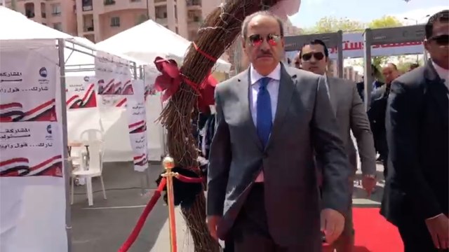 النائب العام يدلي بصوته في الاستفتاء على التعديلات الدستورية