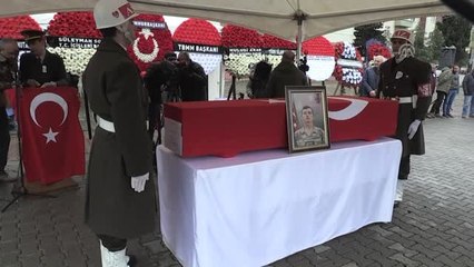 Şehit Piyade Sözleşmeli Er Şahin Son Yolculuğuna Uğurlandı