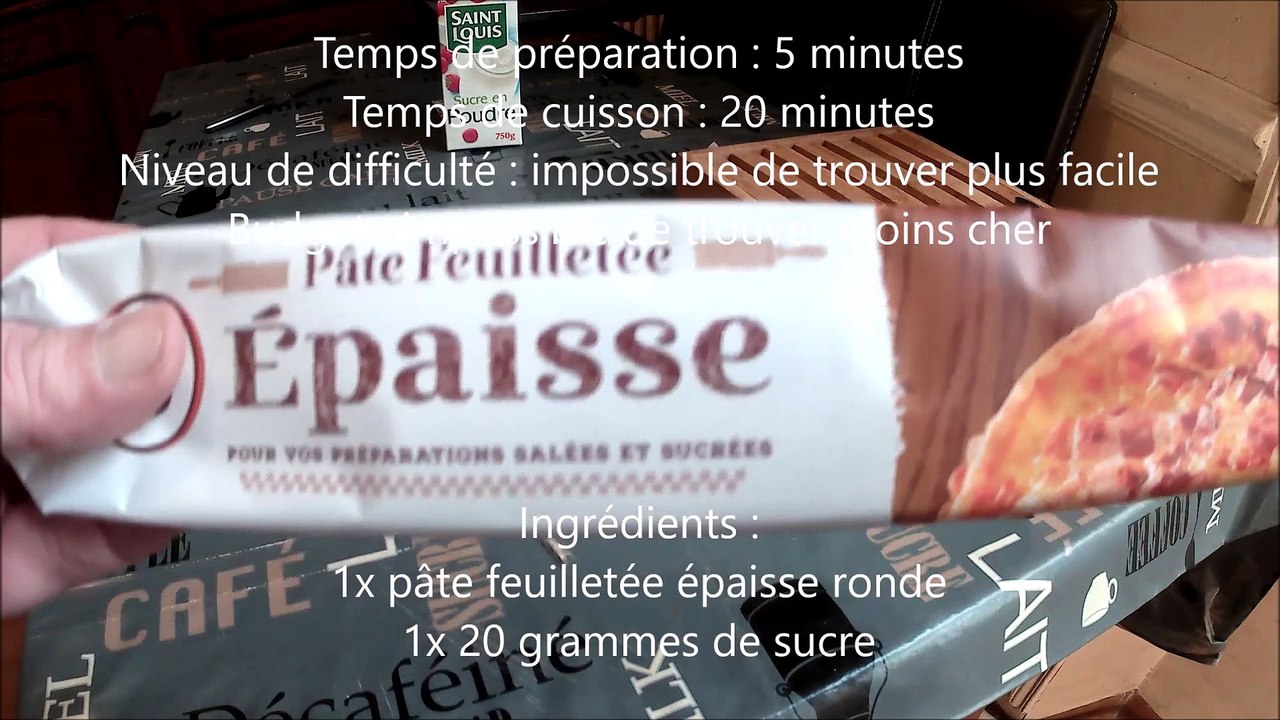 Recette vidéo de mini croissants feuilletés en moins de 5 minutes