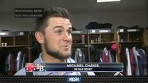 Michael Chavis' Postgame Interview After Getting First MLB Hit Is Must-See