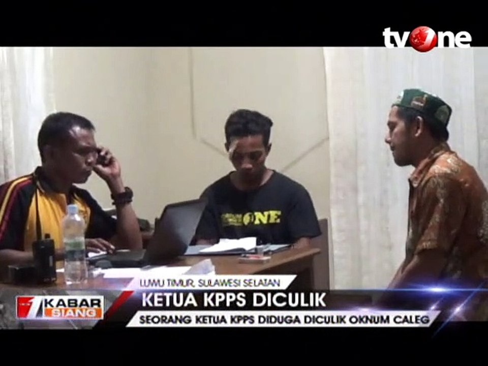 Ketua KPPS Diculik dan Dipukuli Oknum Caleg