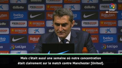 33e j. - Valverde : "Une semaine où notre concentration était sur Manchester"