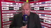 Réaction de rolland courbis après smcaen / stade de reims