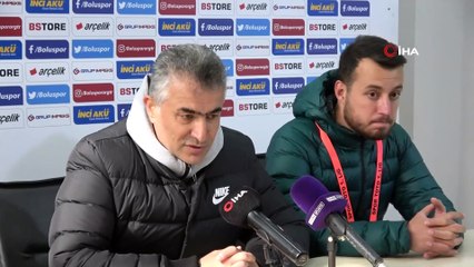 Boluspor - Gazişehir Gaziantep maçının ardından