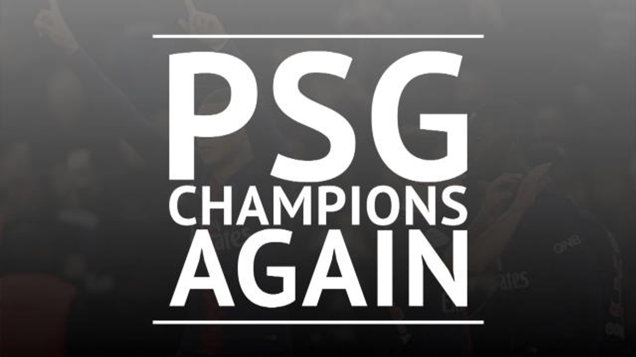PSG crowned Ligue 1 champions