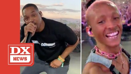 Jaden Smith Brings Out His Dad At Coachella
