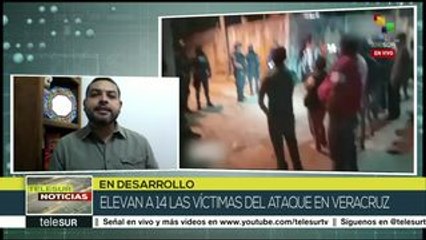 México: sube a 14 el número de víctimas por ataque armado en Veracruz