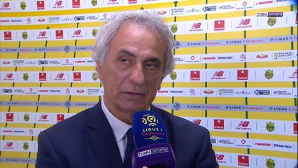 Nantes / Vahid Halilhodzic : "On va lutter jusqu'au bout"