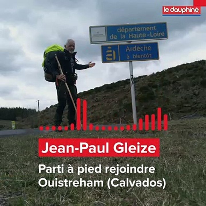 À pied de Vaison-la-Romaine aux plages du Débarquement : 160 kilomètres déjà parcourus pour l’ancien fusilier marin