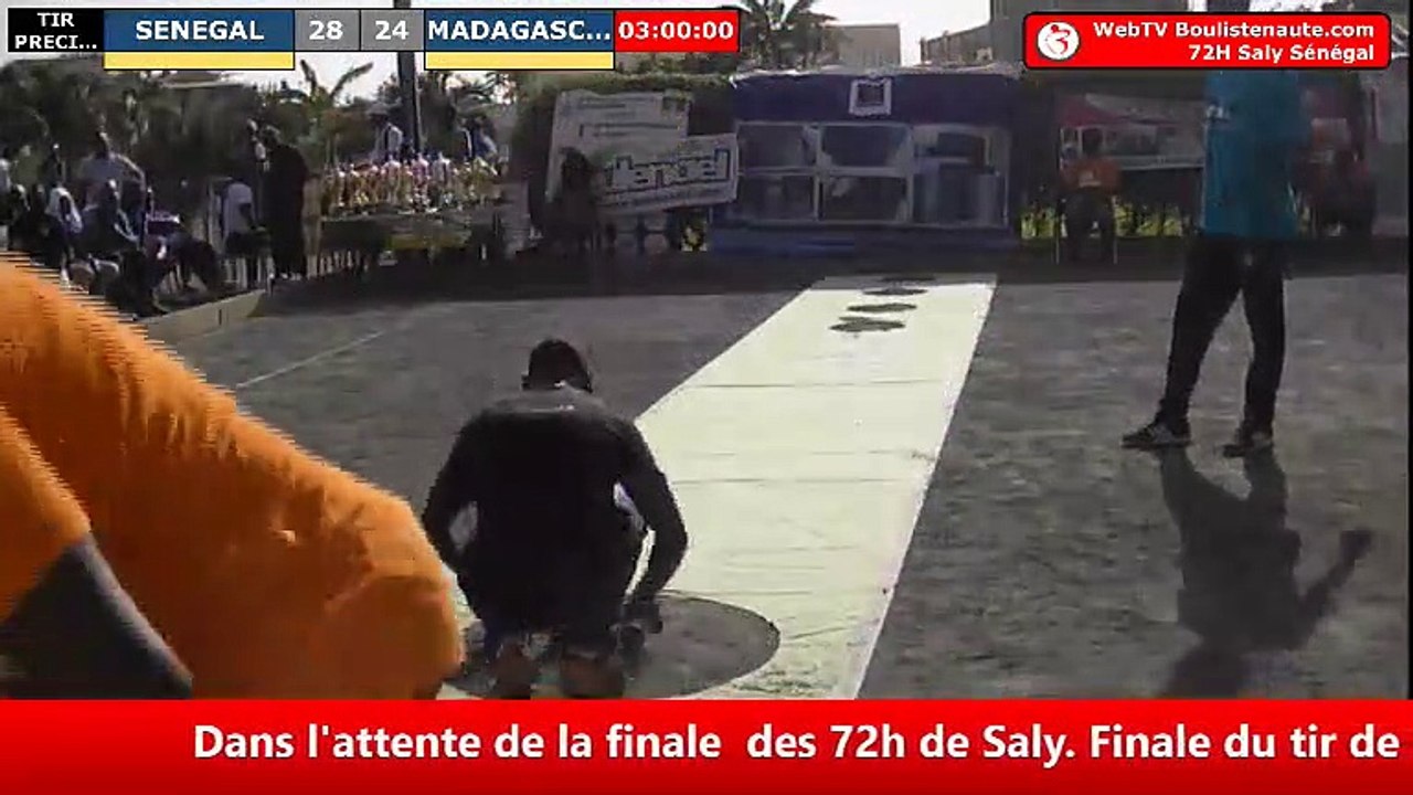 Les 72h de pétanque de Saly (Sénégal) : Phases finales de l'épreuve de tir de précision
