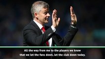 Solskjaer apologises to Man United fans after defeat to Everton