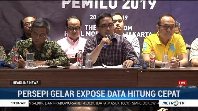 Delapan Lembaga Survei Ikut Ekpose Data Hitung Cepat