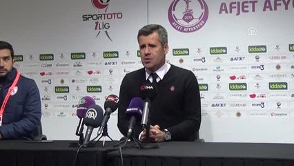 Afjet Afyonspor-Altınordu Maçının Ardından